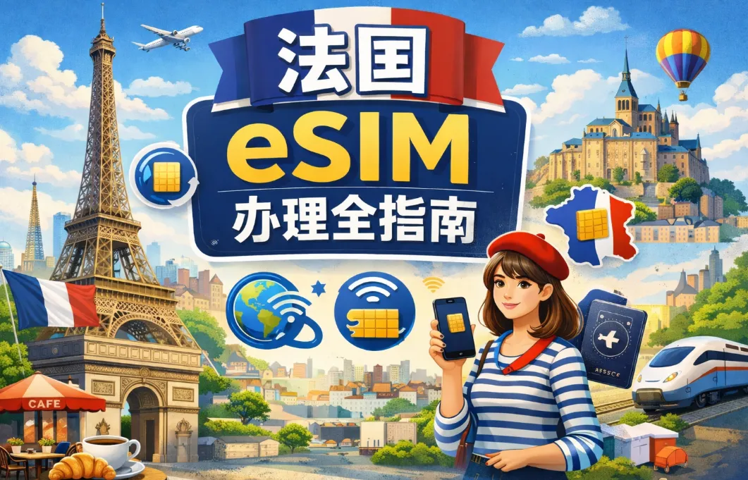 2026法国eSIM办理全指南：运营商、套餐及资费、购买与激活、常见问题