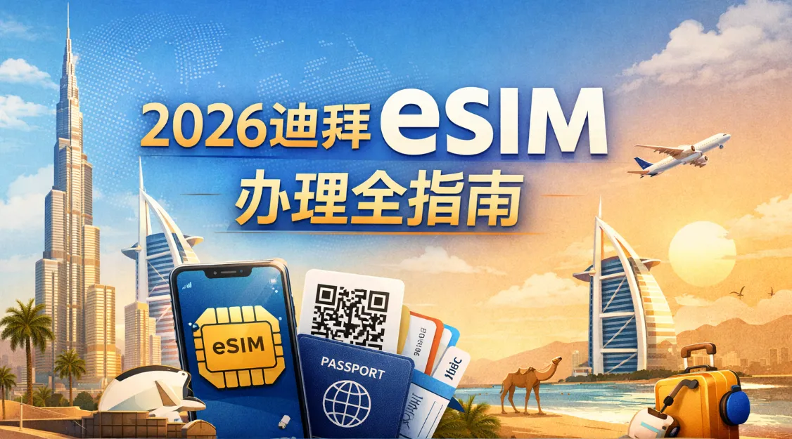 2026迪拜eSIM办理全指南：运营商、套餐及资费、购买与激活、常见问题