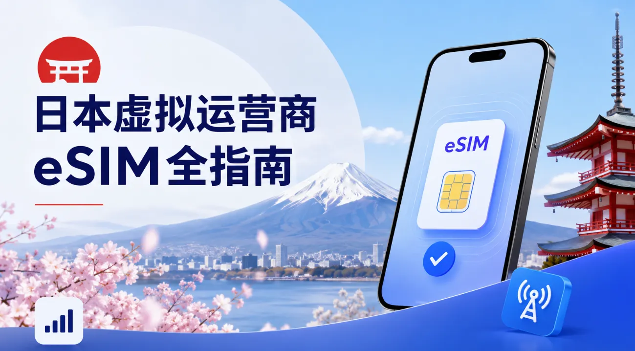 2026日本虚拟运营商eSIM全指南:低价套餐、办理/激活流程、退订、常见问题