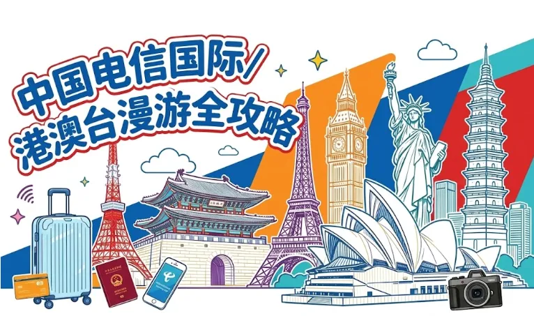 2026中国电信国际/港澳台漫游全攻略：开通方法、资费、流量包、短信验证码、手机设置